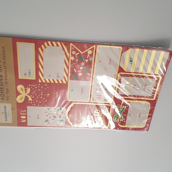🎅🏼100 Stickers Gift Tags (10 Sheets) - Picture 9 of 9